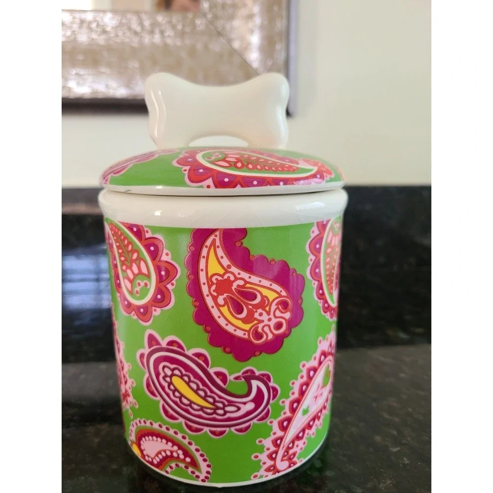 Treat/Food Jar Ceramic For Dogs Or Cats